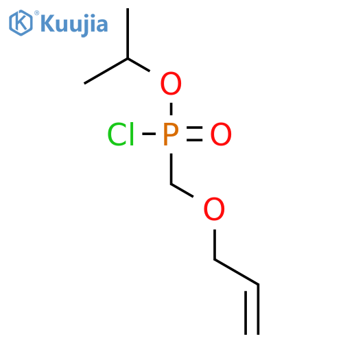 Phosphonochloridic acid, [(2-propenyloxy)methyl]-, 1-methylethyl ester structure