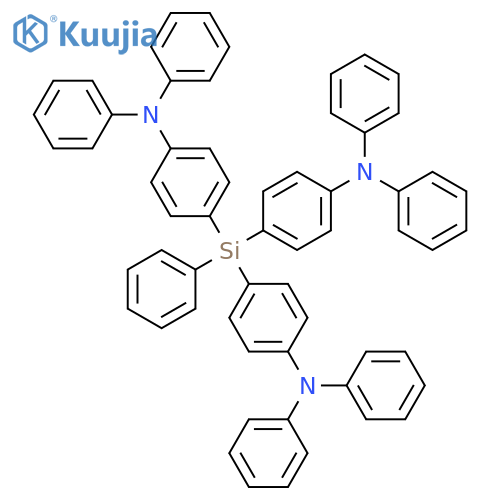 Benzenamine, 4,4',4''-(phenylsilylidyne)tris[N,N-diphenyl- structure