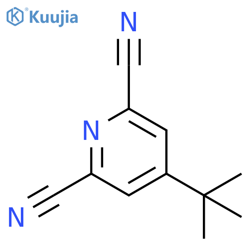 4-tert-butylpyridine-2,6-dicarbonitrile structure