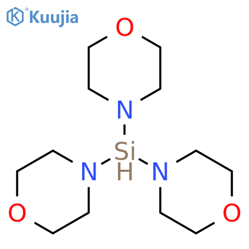 Morpholine, 4,4',4''-silylidynetris- structure
