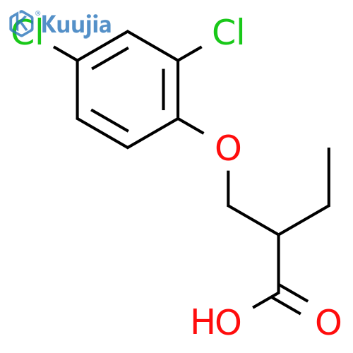Butanoic acid, 2-[(2,4-dichlorophenoxy)methyl]-, (±)- structure