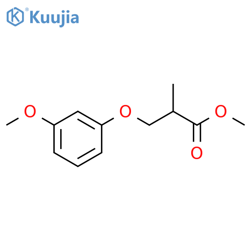 Propanoic acid, 3-(3-methoxyphenoxy)-2-methyl-, methyl ester, (±)- structure