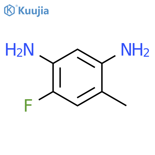 1,3-Benzenediamine, 4-fluoro-6-methyl- structure