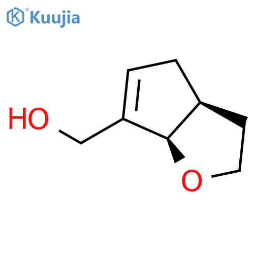 2H-Cyclopenta[b]furan-6-methanol, 3,3a,4,6a-tetrahydro-, cis-(+)- structure