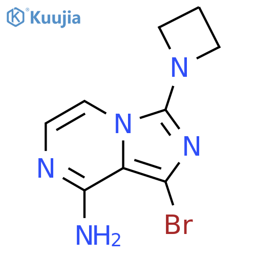 3-(Azetidin-1-YL)-1-bromoimidazo[1,5-A]pyrazin-8-amine structure