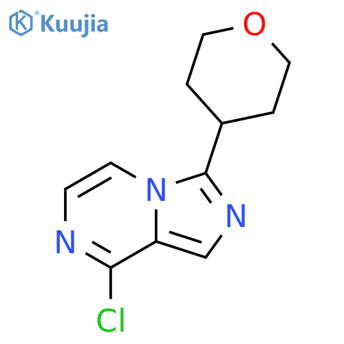 8-Chloro-3-(tetrahydro-2H-pyran-4-YL)imidazo[1,5-A]pyrazine structure