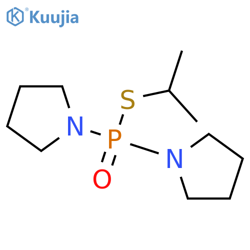 Phosphinothioic acid,di-1-pyrrolidinyl-, S-(1-methylethyl) ester (9CI) structure