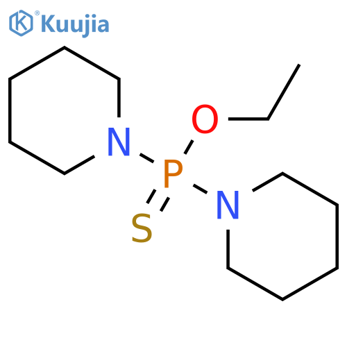 Phosphinothioic acid,di-1-piperidinyl-, O-ethyl ester (9CI) structure