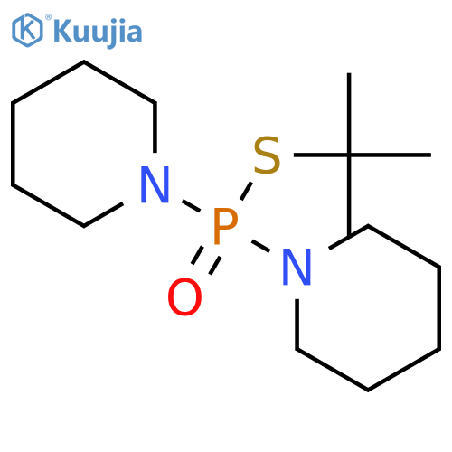 Phosphinothioic acid, di-1-piperidinyl-,S-(1,1-dimethylethyl) ester (9CI) structure