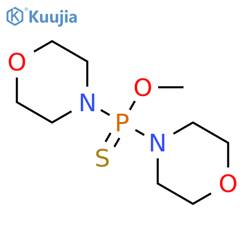 Phosphinothioic acid,di-4-morpholinyl-, O-methyl ester (9CI) structure