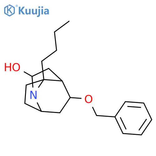 1,5-Ethano-1H-pyrrolizin-3-ol, 7a-butylhexahydro-9-(phenylmethoxy)- structure