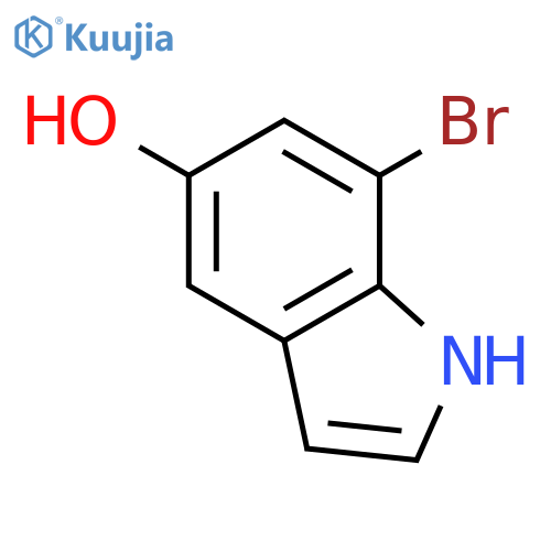 1H-Indol-5-ol, 7-bromo- structure