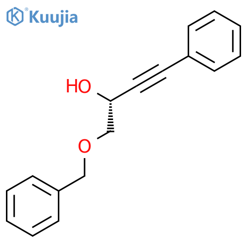 3-Butyn-2-ol, 4-phenyl-1-(phenylmethoxy)-, (R)- structure
