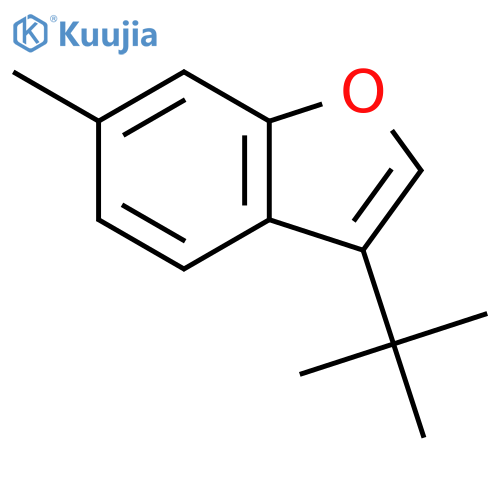 Benzofuran, 3-(1,1-dimethylethyl)-6-methyl- structure