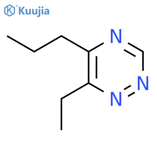 1,2,4-Triazine, 6-ethyl-5-propyl- structure