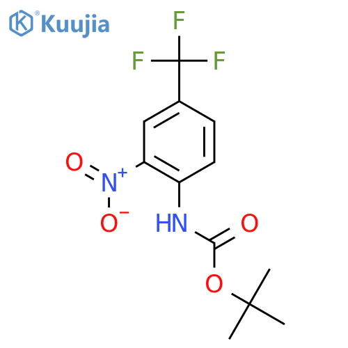 tert-Butyl 4-(Trifluoromethyl)phenylcarbamate structure