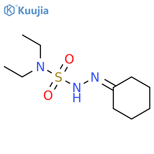 2-Cyclohexylidene-N,N-diethylhydrazine-1-sulfonamide structure