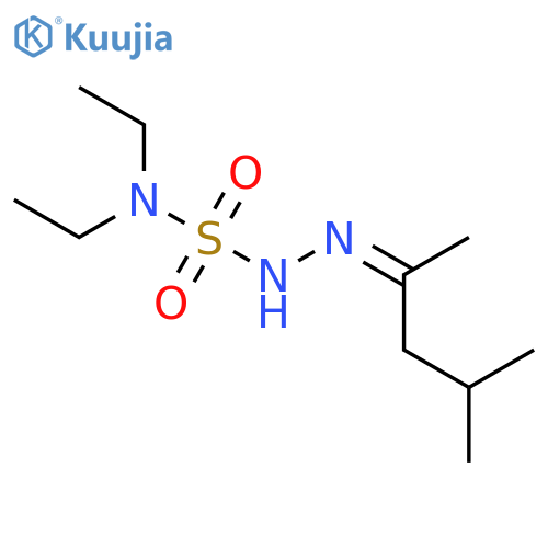 Hydrazinesulfonamide, 2-(1,3-dimethylbutylidene)-N,N-diethyl-, (Z)- structure