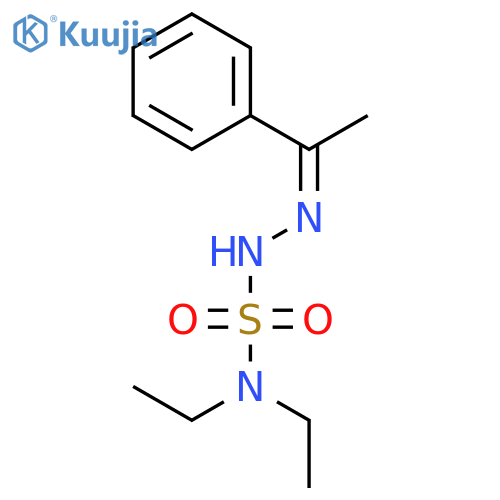 HYDRAZINESULFONAMIDE, N,N-DIETHYL-2-(1-PHENYLETHYLIDENE)-, (Z)- structure