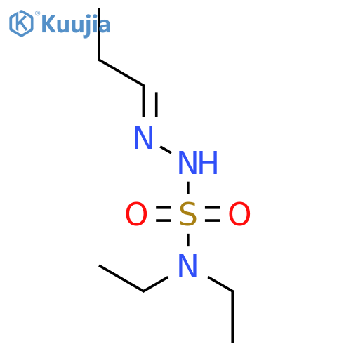 Hydrazinesulfonamide, N,N-diethyl-2-propylidene- structure