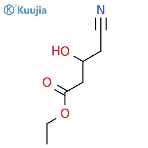 (3R)-4-Cyano-3-hydroxybutanoic Acid Ethyl Ester structure