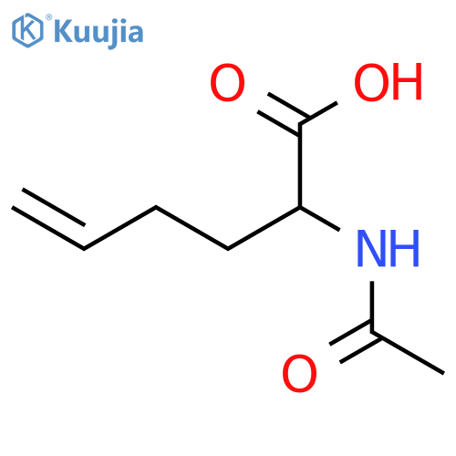 2-acetamidohex-5-enoic acid structure