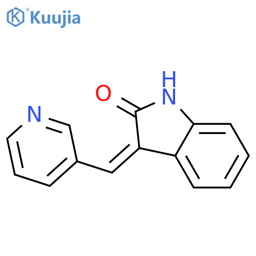 2H-Indol-2-one, 1,3-dihydro-3-(3-pyridinylmethylene)-, (Z)- structure