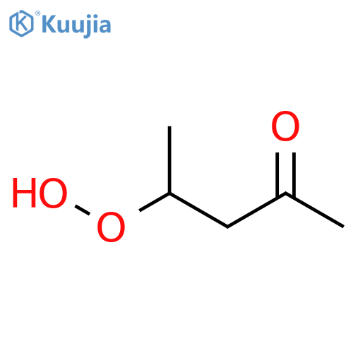 2-Pentanone, 4-hydroperoxy- (9CI) structure