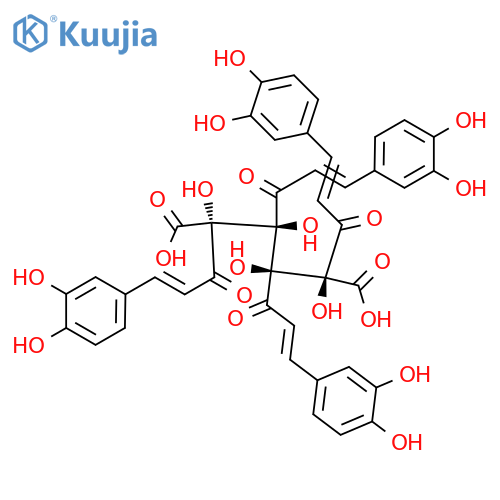2,3,4,5-Tetracaffeoyl-D-glucaric acid structure