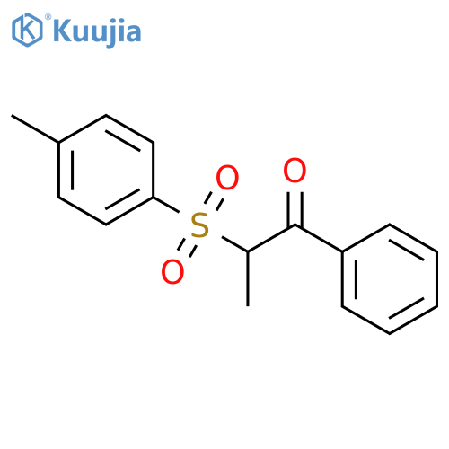 1-Propanone,2-[(4-methylphenyl)sulfonyl]-1-phenyl- structure
