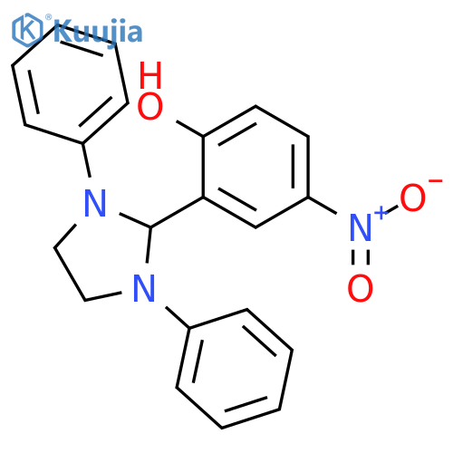 2-(1,3-diphenylimidazolidin-2-yl)-4-nitrophenol structure