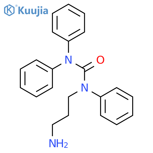 Urea, (3-aminopropyl)triphenyl- structure