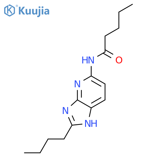 Pentanamide, N-(2-butyl-1H-imidazo[4,5-b]pyridin-5-yl)- structure