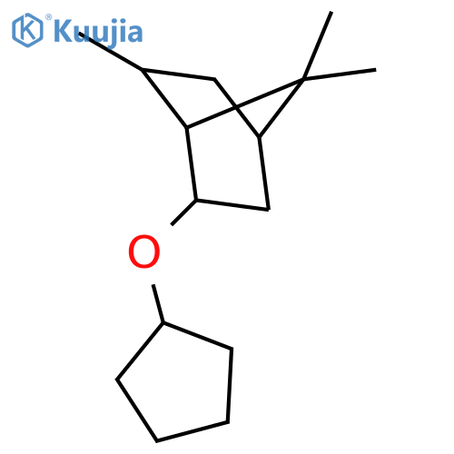 2-(Cyclopentyloxy)-6,7,7-trimethylbicyclo[2.2.1]heptane structure