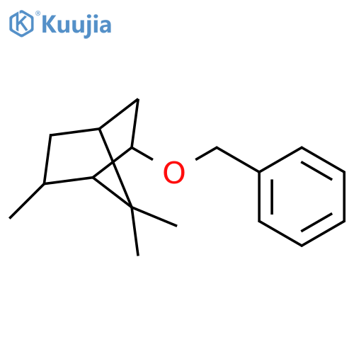 Bicyclo[2.2.1]heptane, 2,7,7-trimethyl-6-(phenylmethoxy)- structure
