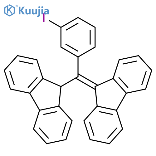 9H-Fluorene, 9-[9H-fluoren-9-ylidene(3-iodophenyl)methyl]- structure