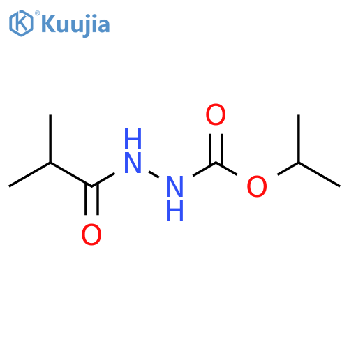 Hydrazinecarboxylic acid, 2-(2-methyl-1-oxopropyl)-, 1-methylethyl ester structure