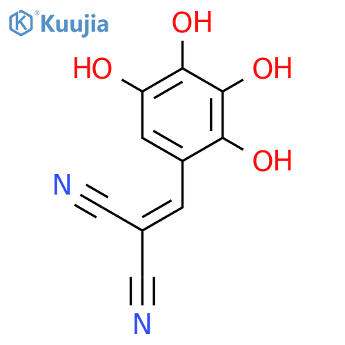 Propanedinitrile, [(2,3,4,5-tetrahydroxyphenyl)methylene]- structure