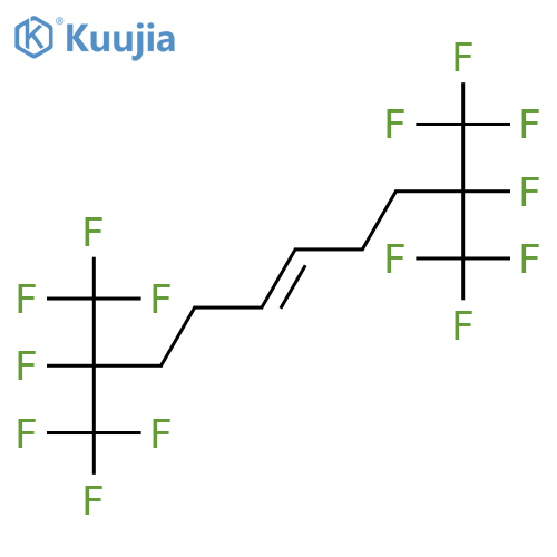 5-Decene, 1,1,1,2,9,10,10,10-octafluoro-2,9-bis(trifluoromethyl)- structure