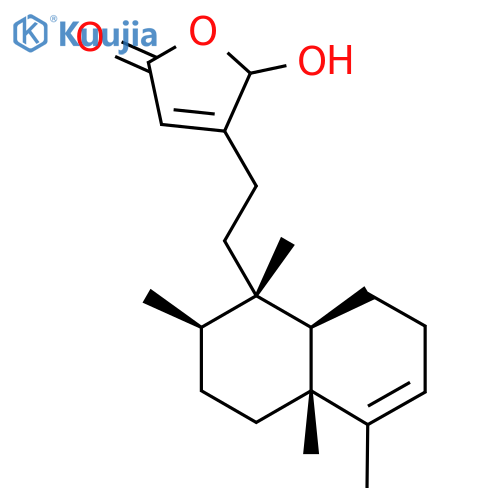 3-[2-[(1S,2R,4Ar,8aR)-1,2,4a,5-tetramethyl-2,3,4,7,8,8a-hexahydronaphthalen-1-yl]ethyl]-2-hydroxy-2H-furan-5-one structure