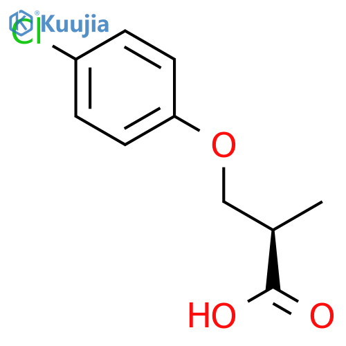 Propanoic acid, 3-(4-chlorophenoxy)-2-methyl-, (R)- structure