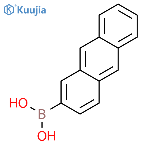 2-Anthraceneboronic Acid structure