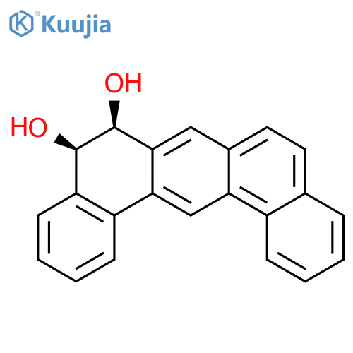 Dibenz[a,j]anthracene-5,6-diol, 5,6-dihydro-, cis-(±)- structure