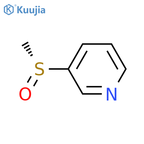 Pyridine,3-[(R)-methylsulfinyl]- structure