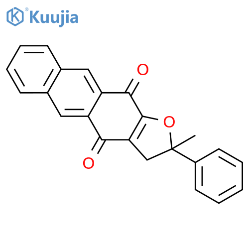 Anthra[2,3-b]furan-4,11-dione, 2,3-dihydro-2-methyl-2-phenyl- structure