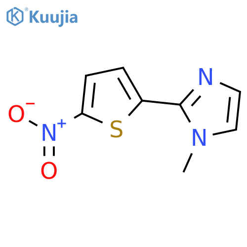 1H-Imidazole, 1-methyl-2-(5-nitro-2-thienyl)- structure