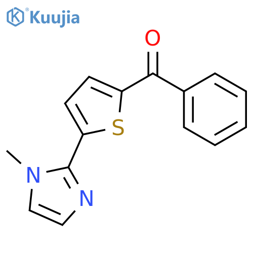 Methanone, [5-(1-methyl-1H-imidazol-2-yl)-2-thienyl]phenyl- structure