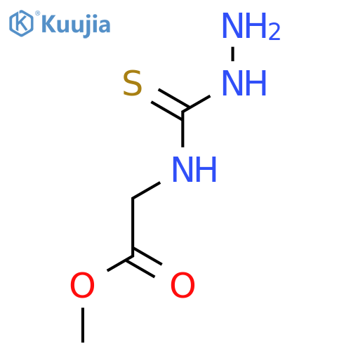Glycine,N-(hydrazinothioxomethyl)-, methyl ester (9CI) structure