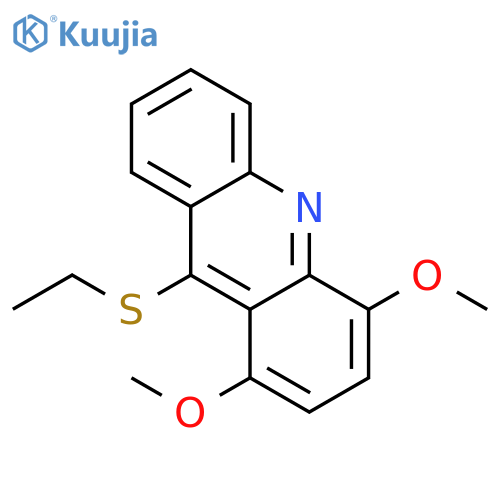 Acridine,9-(ethylthio)-1,4-dimethoxy- structure