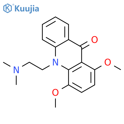 9(10H)-Acridinone,10-[2-(dimethylamino)ethyl]-1,4-dimethoxy- structure